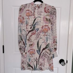Ted Baker mock neck minidress